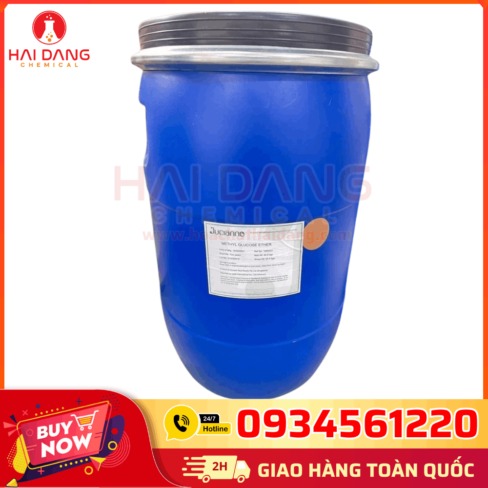 Chất Lưu Hương Methyl Glucose Ether Singapore Thùng 60kg – Hóa Chất Hải Đăng