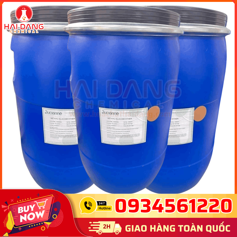 Methyl Glucose Ether 60kg/Thùng Singapore – Chất Lưu Hương Cho Mỹ Phẩm, Hóa Chất