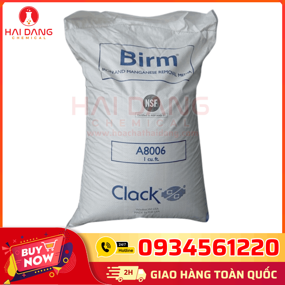 Hạt Birm Khử Sắt Mỹ – Vật Liệu Lọc Nước Cao Cấp, Hóa Chất Hải Đăng