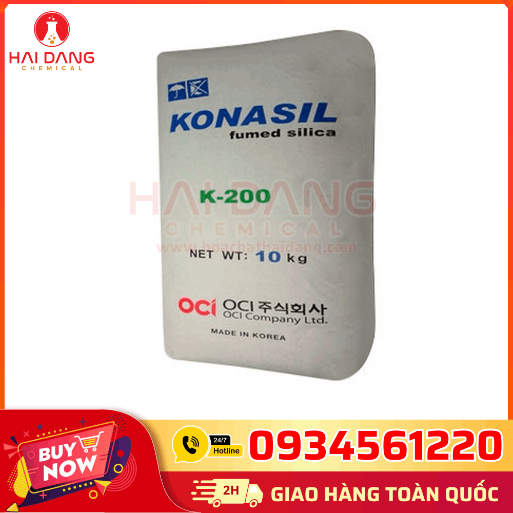 Konasil K-200U 99% Hàn Quốc 10kg/bao – Phụ Gia Cho Sơn, Nhựa, Cao Su