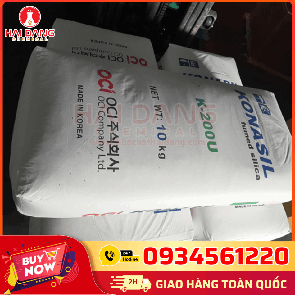 Konasil K-200U 99% Xuất Xứ Hàn Quốc – Phụ Gia Hóa Chất Ứng Dụng Sơn, Cao Su