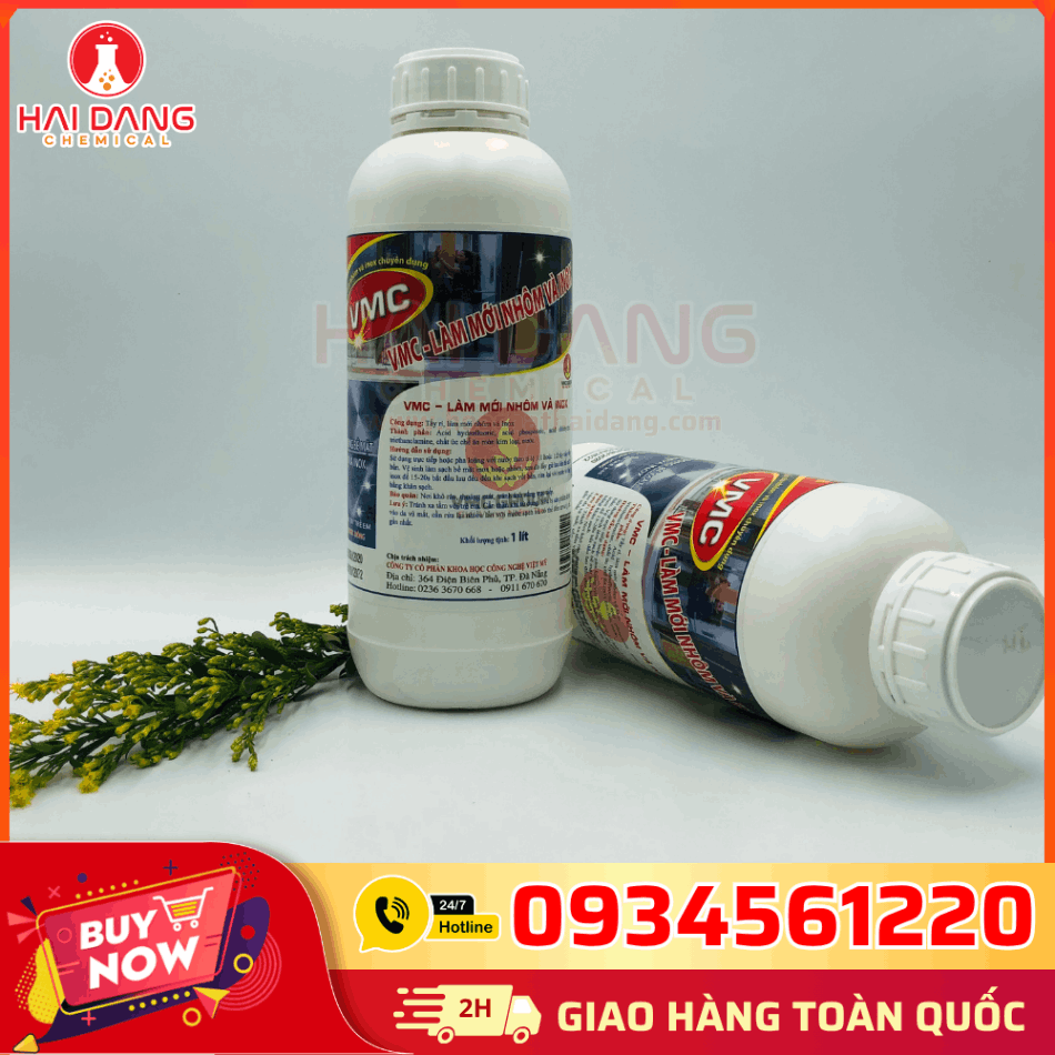 Chất Làm Mới Nhôm Và Inox VMC – Hóa Chất Tẩy Rửa, Làm Sạch & Làm Bóng Kim Loại