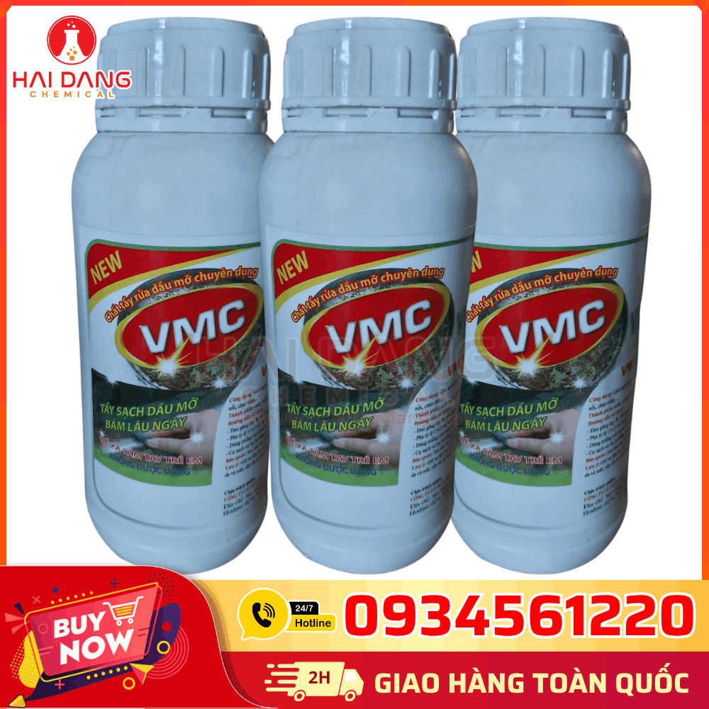 Dung Dịch Tẩy Dầu Mỡ VMC – Làm Sạch Dầu Mỡ, Cặn Bẩn, Vết Cháy Khét Trên Bếp, Inox, Sàn Gạch Và Dụng Cụ Nhà Bếp