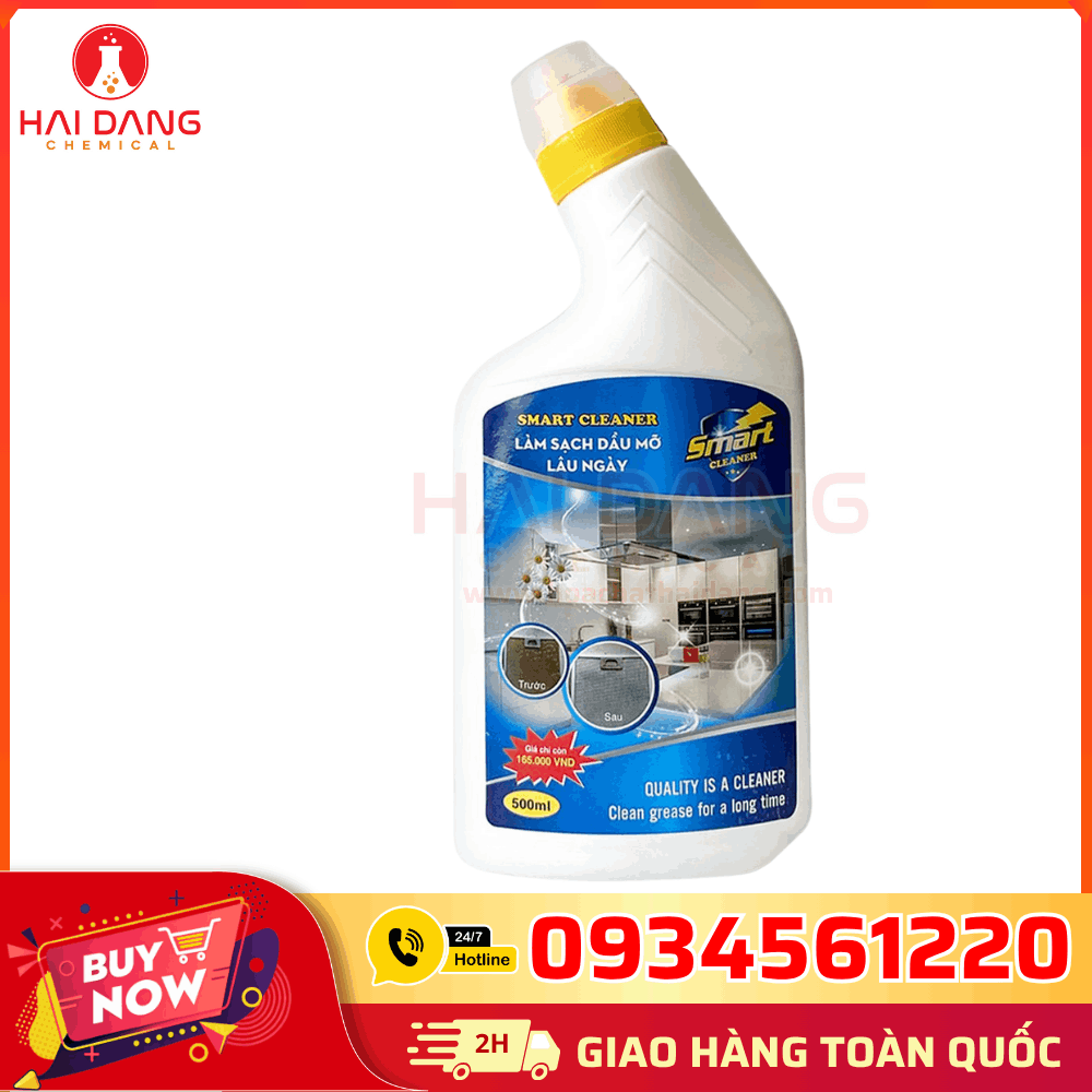 Tẩy Dầu Mỡ Smart Cleanner Việt Nam 300ml – Hóa Chất Tẩy Rửa Công Nghiệp