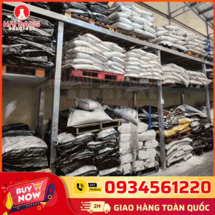 Carbon Hoạt Tính Bao 25kg – COA MSDS Đầy Đủ, Chất Lượng Cao, Xuất Xứ Ấn Độ