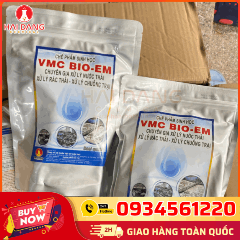 Vi Sinh Bột VMC Bio-EM – COA MSDS Đầy Đủ, Hiệu Quả Cao Trong Cải Tạo Môi Trường