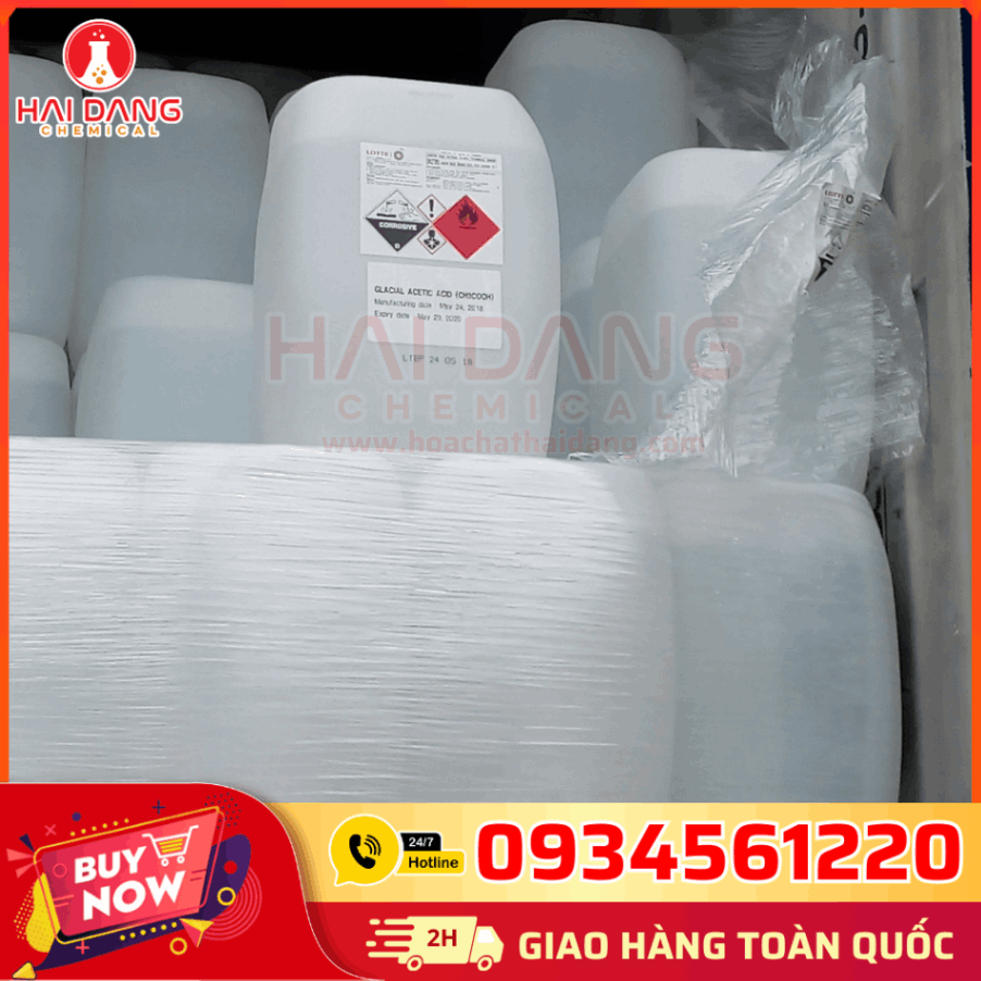 CH₃COOH 99% Công Nghiệp – Hóa chất cơ bản – Được sử dụng trong sản xuất keo dán, dung môi, sơn, và các quy trình tẩy rửa công nghiệp.