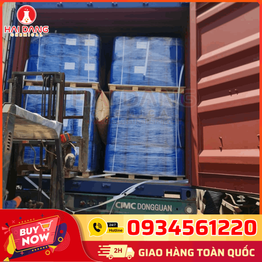 Kho Hóa Chất Hải Đăng – Cung cấp Acid Lactic C₃H₆O₃ 88% Trung Quốc 25kg/can, hàng nhập khẩu chính hãng, COA – MSDS đầy đủ, giao toàn quốc.